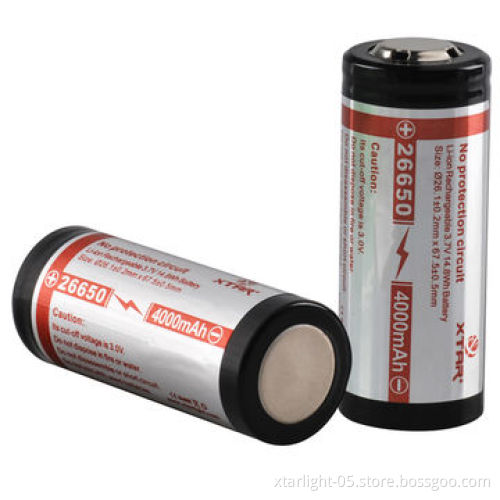 Battery, 26650, 4,000mAh ,designed for high-performance flashlights and electronic cigarette